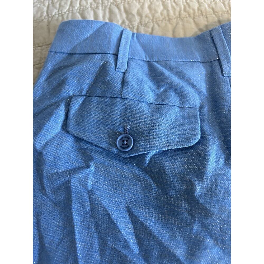 ZADIG & VOLTAIRE Women's Please Linen Blend Shorts Blue Sparkle NWT Size XS - Picture 9 of 9